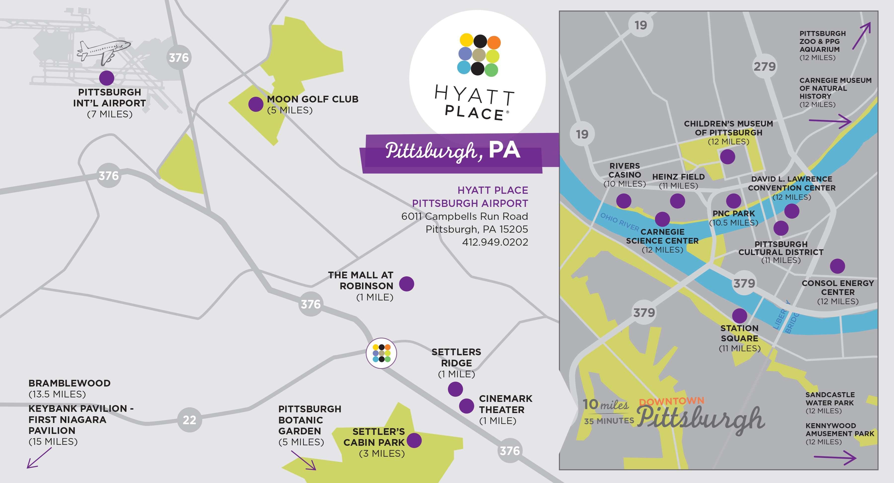 Hyatt Place Pittsburgh Airport - Robinson Mall Robinson Township  Exterior photo